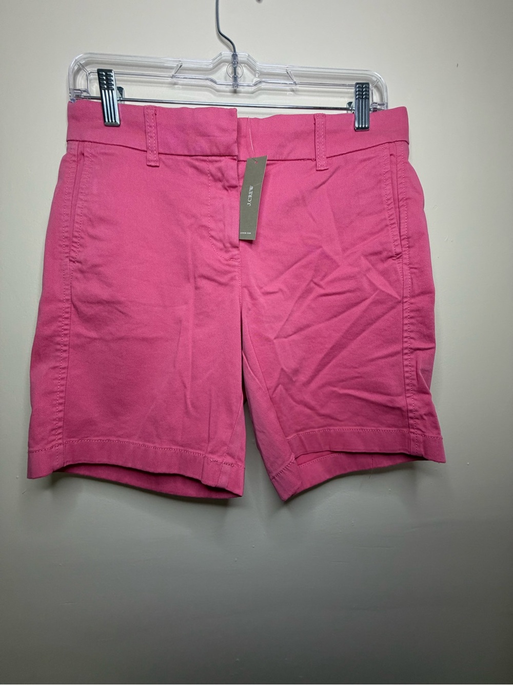 J. Crew Pink Cotton Chino Bermuda Shorts
